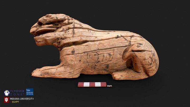 3D rendering of Ivory Lion