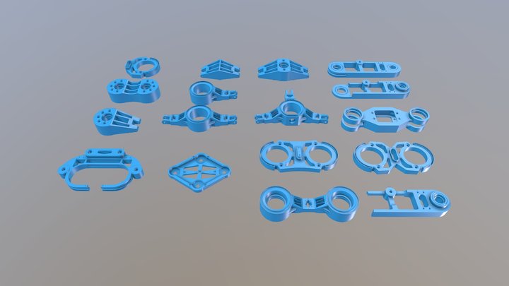 Tech Kitbash Collection Pack7 3D Model