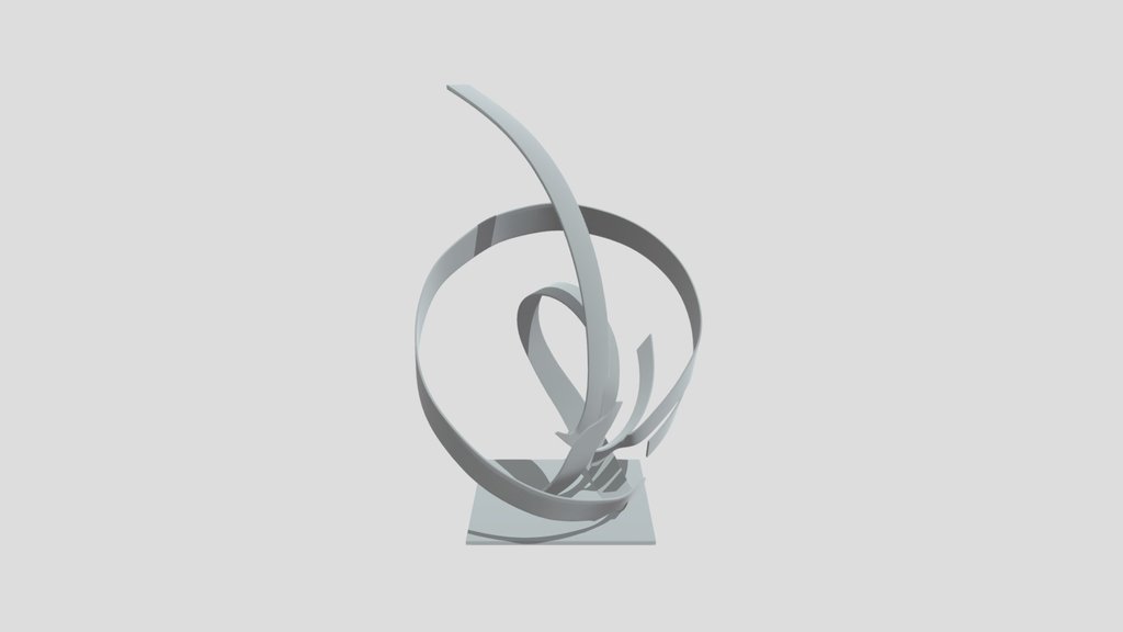 Copper Ribbon Spiral