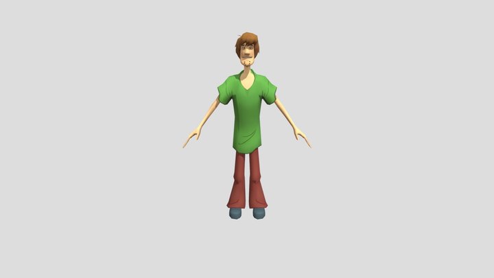 Shaggy (Scooby-Doo) – Modello 3D gratuito STL