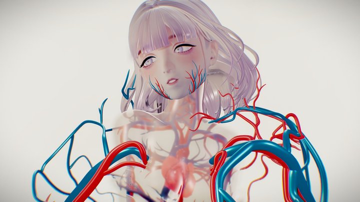 Heart Cage 3D Model