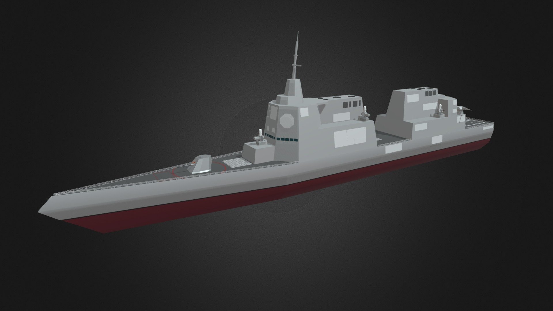 USS DDG(X) - 3D model by FeriseCAT [bea5ca5] - Sketchfab