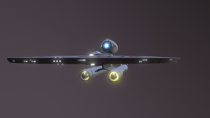 Star Trek USS Prague TMP-Era Kelvin Type 3D Model