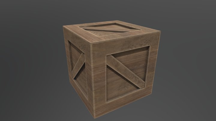 Coat To Maya Crate 3D Model