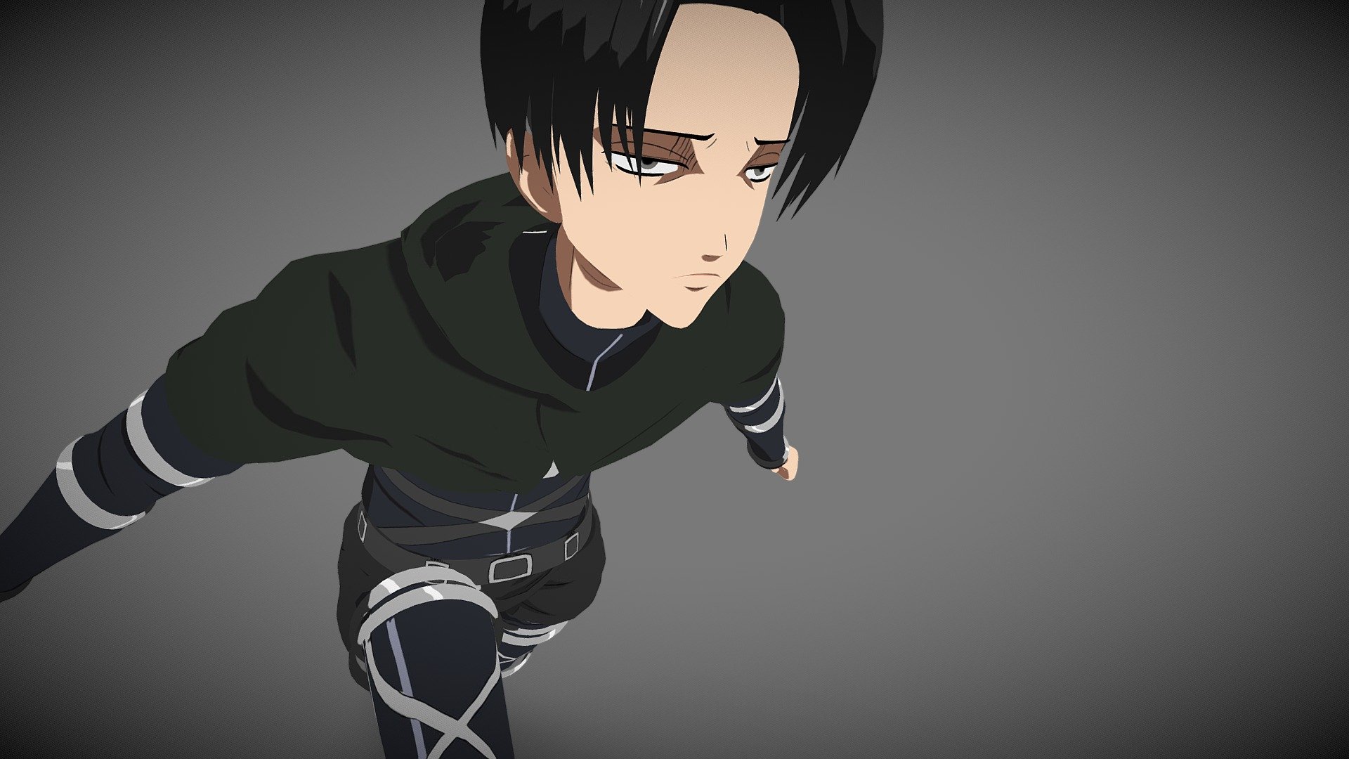 levi ackerman - shingeki no kyojin - attack on titan 3D Model in Man  3DExport