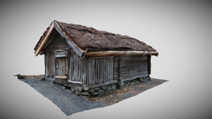 Heinätupa Seurasaaressa 3D Model