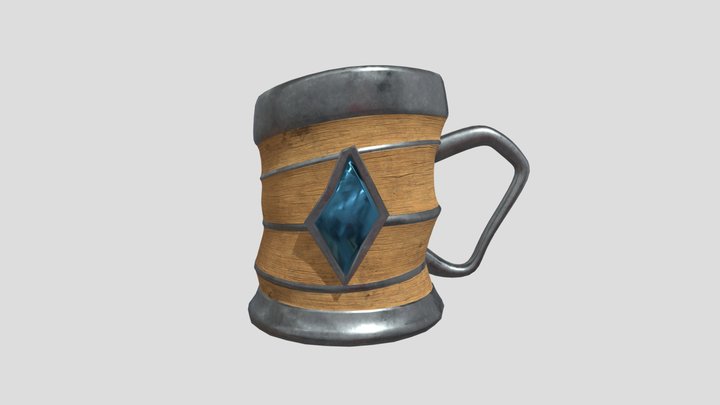 Medieval Fantasy Mug 3D Model