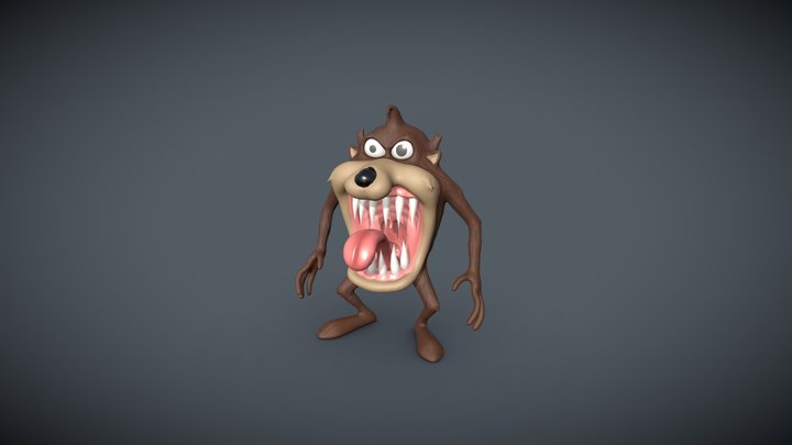 Demonio de Tasmania 3D Model