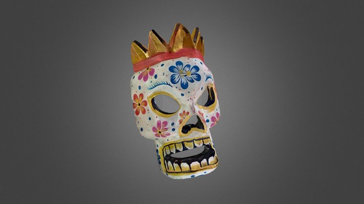 Skeleton King Mask 3D Model