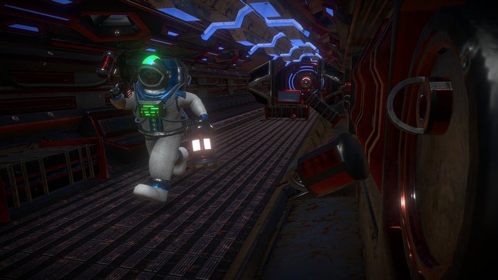 The lost treasure of space station 22 3D Model