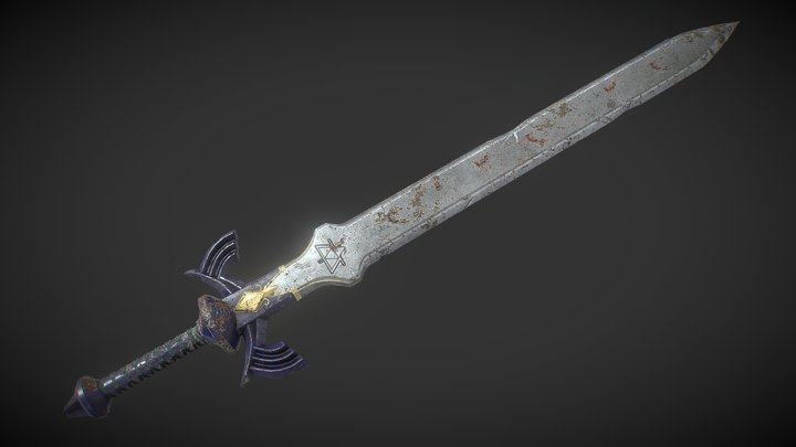 Master Sword from the Legend of Zelda 3D Model