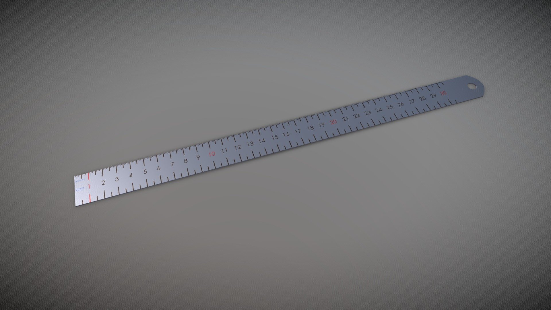 Stalen liniaal — Sketchfab embed 3D viewer
