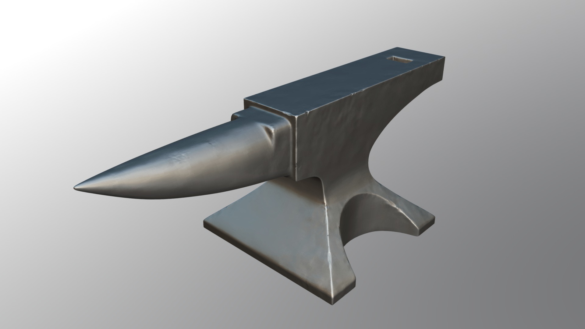 3D model Anvil – Farrier -Smithy – Plover 3D model - This is a 3D model of the Anvil - Farrier -Smithy - Plover 3D model. The 3D model is about a black knife with a handle.
