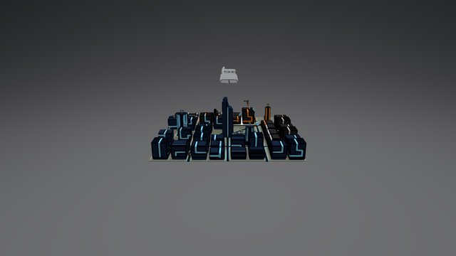 Cybernet City [WIP] 3D Model