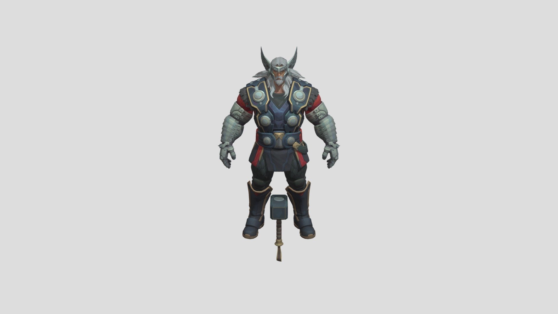 Thor - Marvel Rivals - Download Free 3D model by YE YE (@YEEZY_YE ...