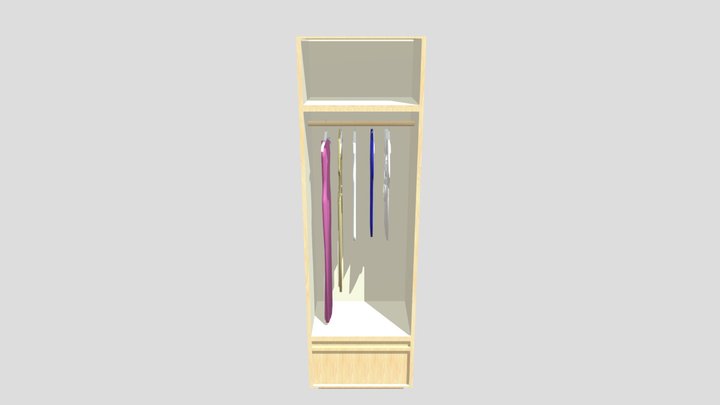 Meuble entree V2 3D Model