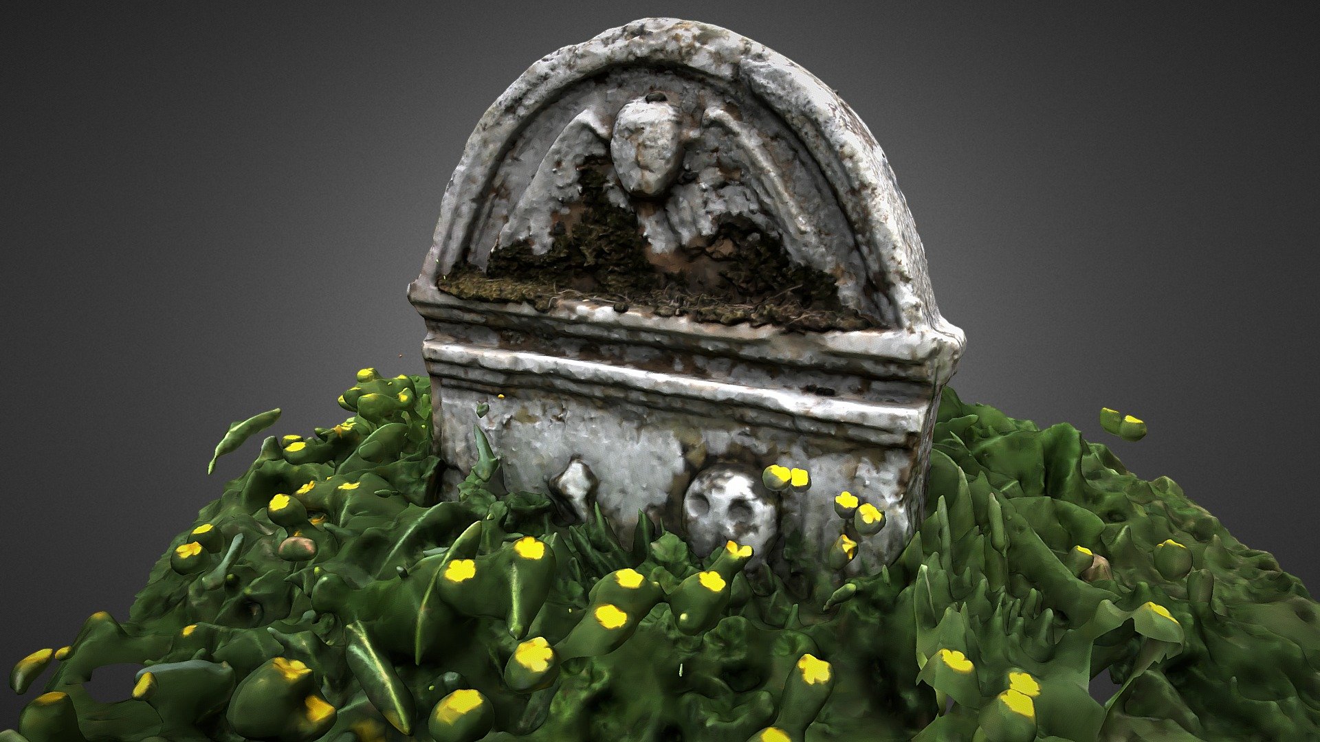 1712 gravestone Melrose Abbey, Scotland
