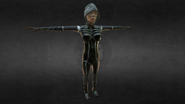 Stealth characterv1 3D Model
