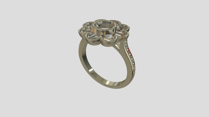 AHR011 goldring wedding engagement luxury – Modèle 3D gratuit STL