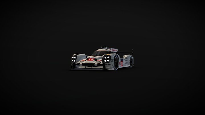 Porsche 919 Hybrid (2015) 3D Model