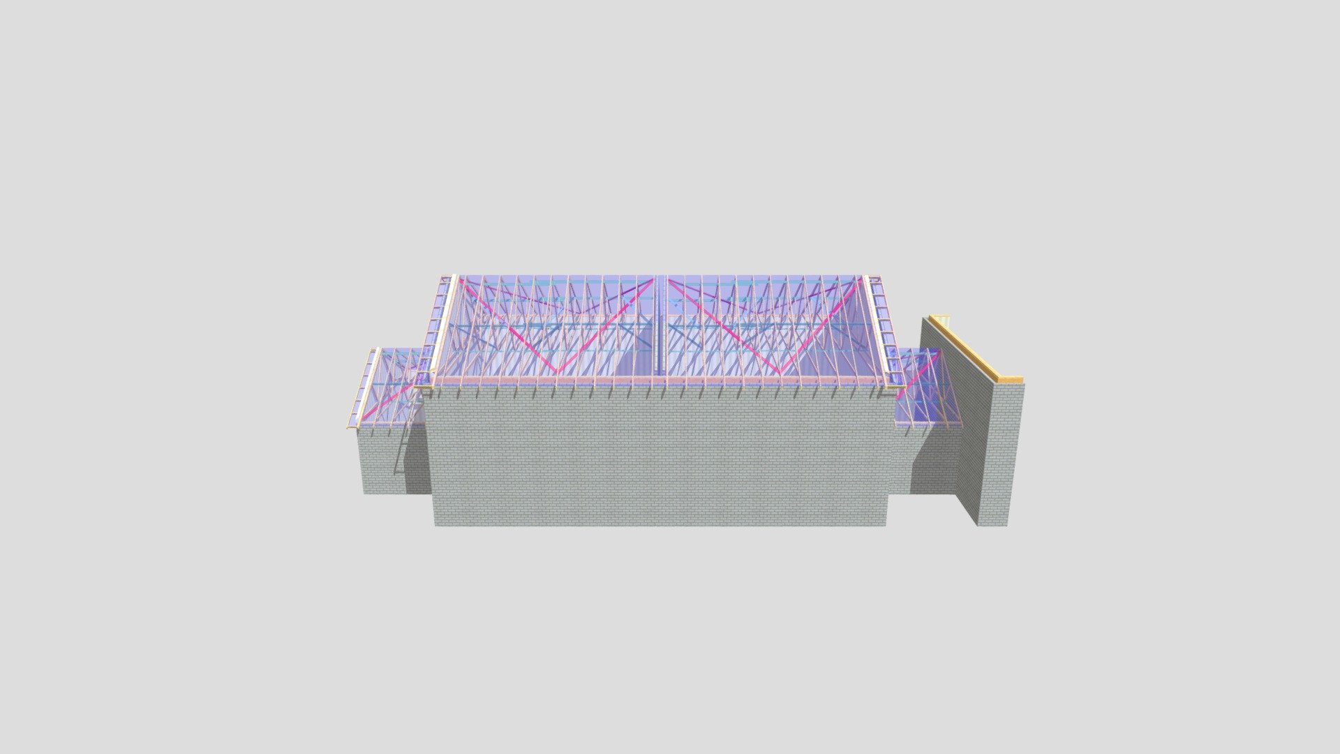P12956C, Plots 2 & 3 Roof Layout