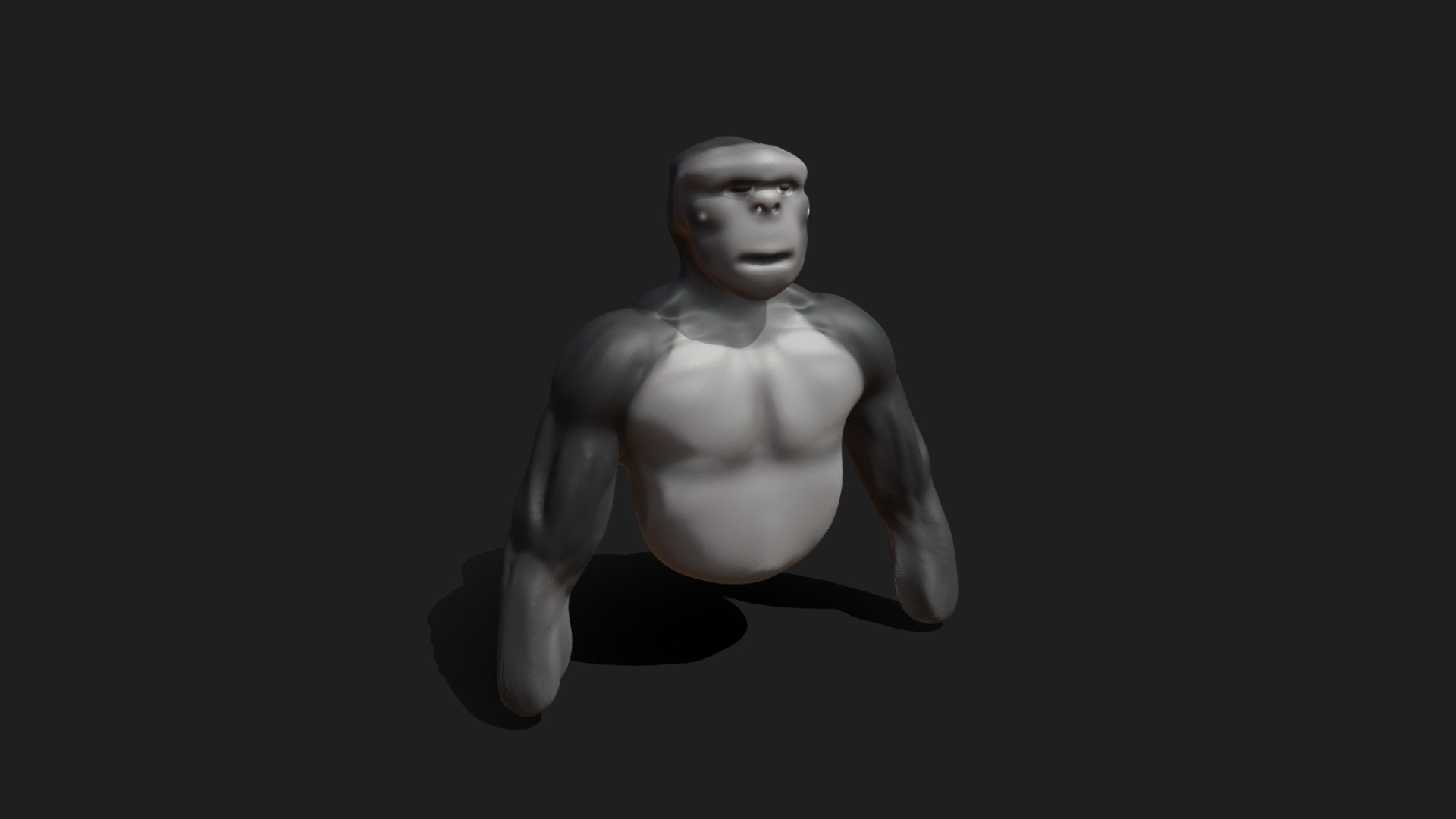 gorilla - Download Free 3D model by stucchif [beae0cd] - Sketchfab