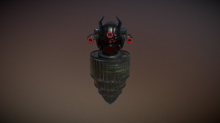 Tornado Astro Toilet 3D Model