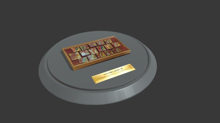 HUY HIEU QUOC TE 2 3D Model