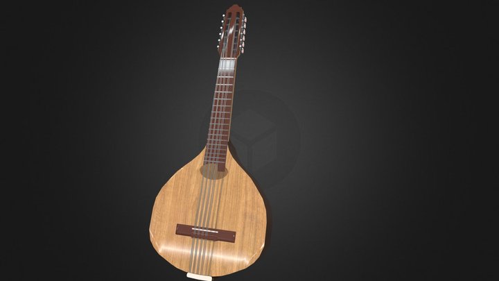 Lute 3D model 3D Model