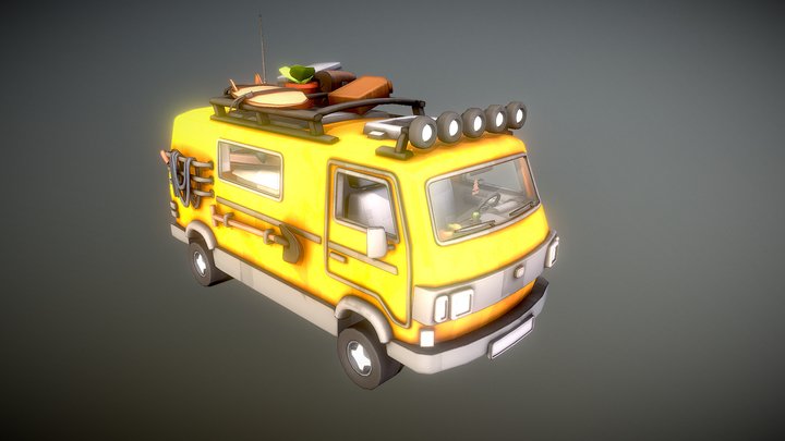 Exploration Van 🔭🗺️ 3D Model