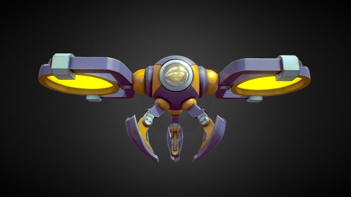 Claw Bot 3D Model