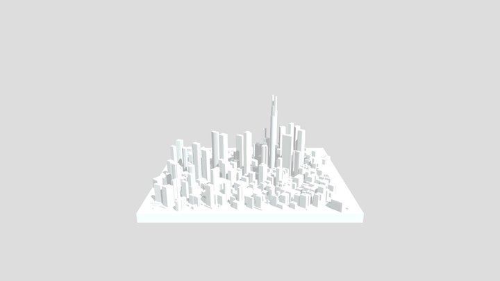 Downtown LA-Down_Town_LA 3D Model