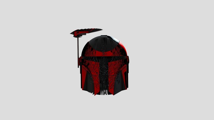 𝖓𝖎𝖌𝖍𝖙𝖋𝖚𝖟𝖟𝖇𝖆𝖑𝖑 mandalorian helmet 3D Model