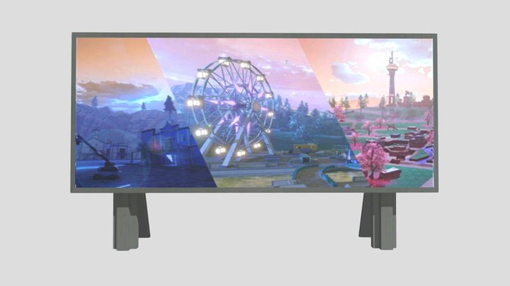 Solara Bilbord 3D Model