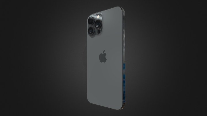 Apple iPhone 13 Pro Max in all Official Colors 3D Model