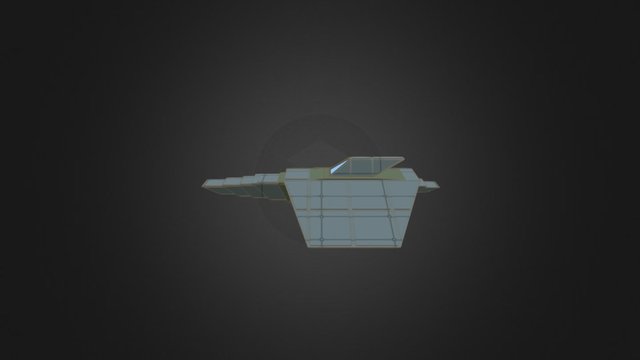 Spaceship v4 3D Model