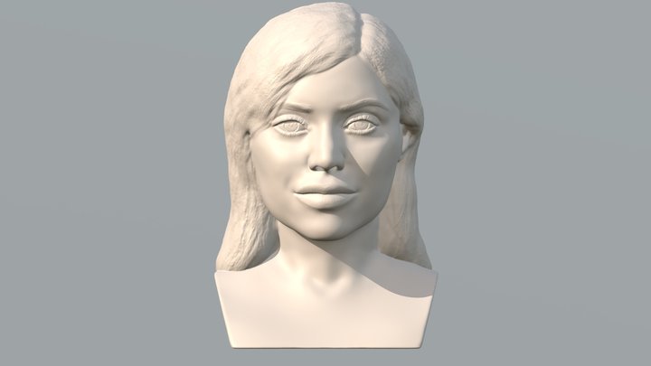 Kylie Jenner bust for 3D printing 3D Model
