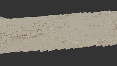 Tator Hills earth fissure 3D Model
