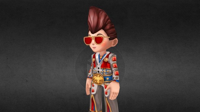50s Male Super Rare 3D Model