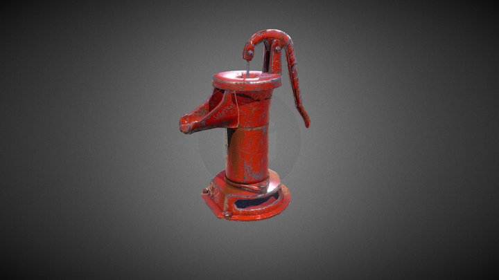 Old Water Pump 3D Model