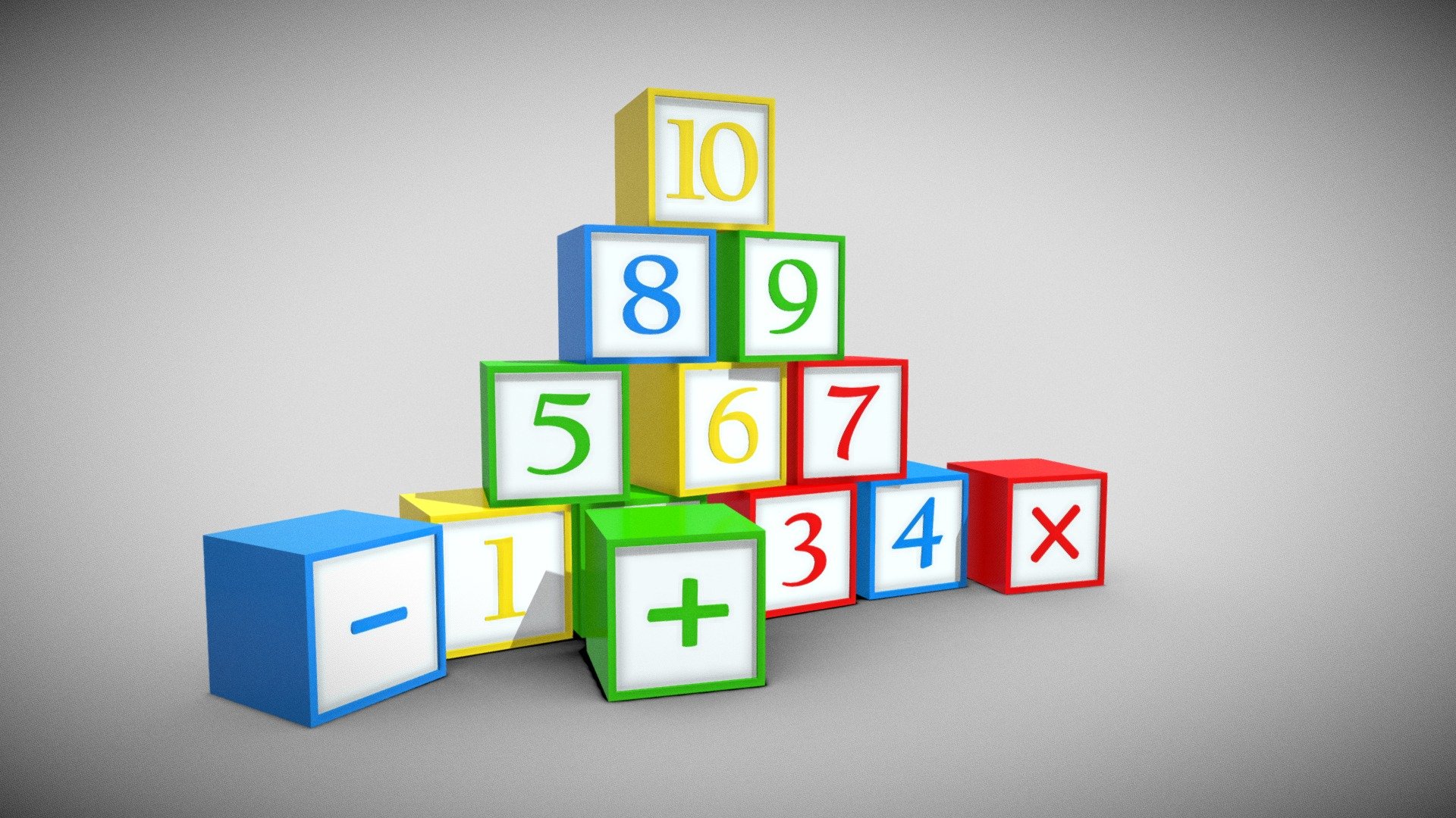 Kindergarten Figures model - 3D model by nvere [beb7393] - Sketchfab