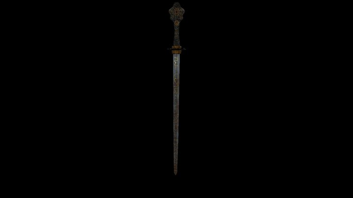 Korean Sword 3D Model