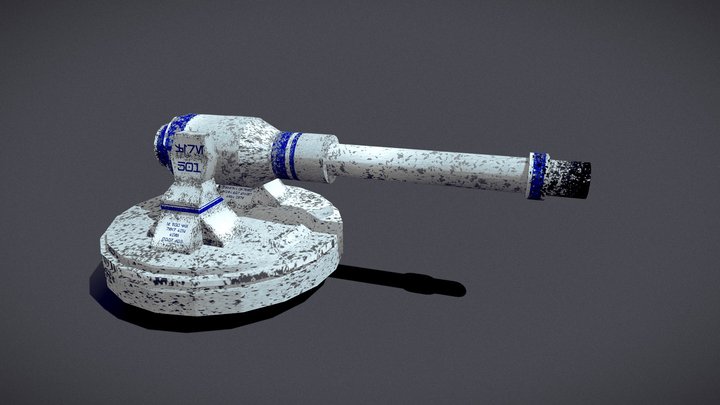 Blaster Cannon 3D Model
