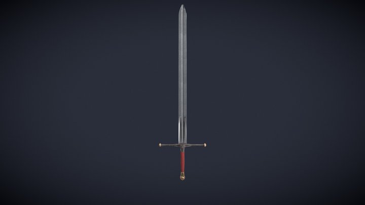 Ned Stark's Ice Sword 3D Model