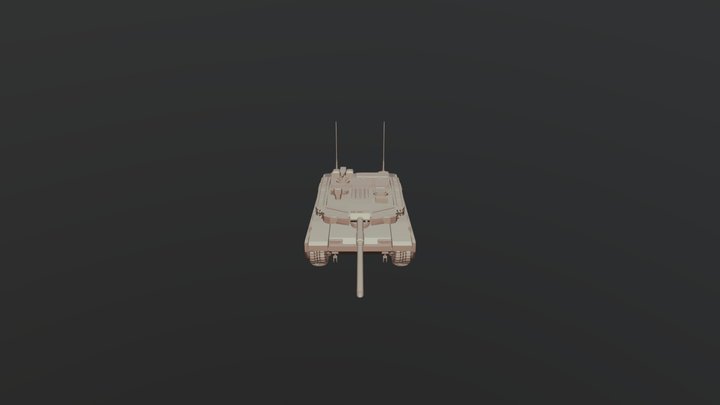 Main Battle Tank K2 Black Panther_export 3D Model