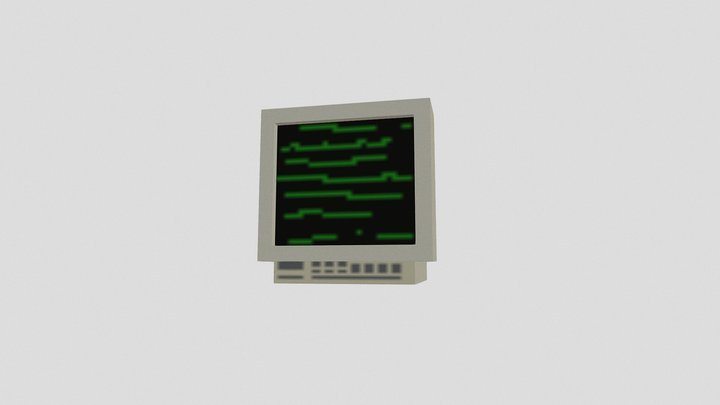 Monitor 3D Model