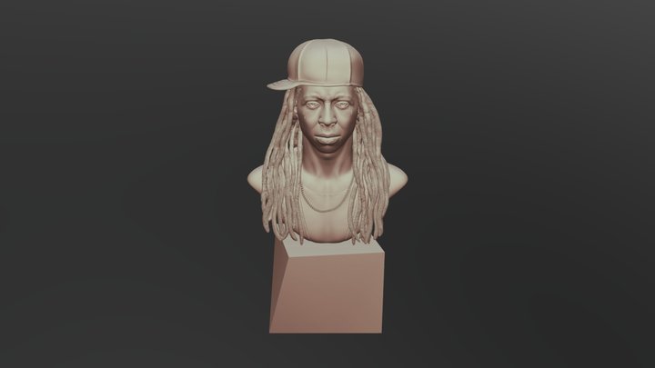 Lil Wayne  3D printable model 3D Model