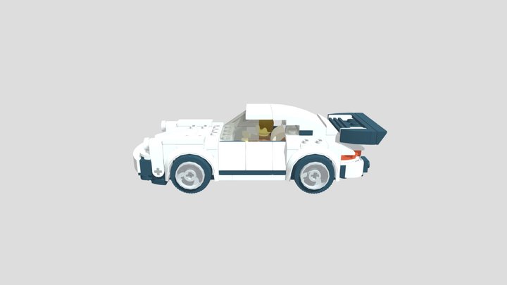 Lego Porsche 911 3D Model