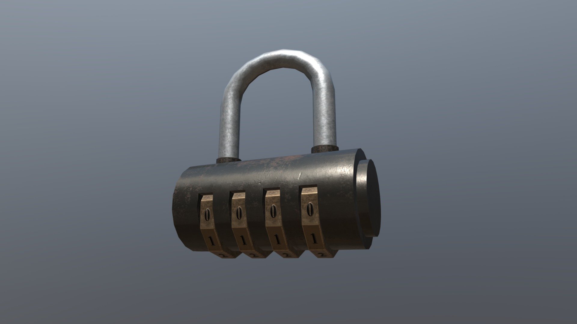 Combination Lock - 3D model by Sara Frid (@Pixeluna) [bebff38] - Sketchfab