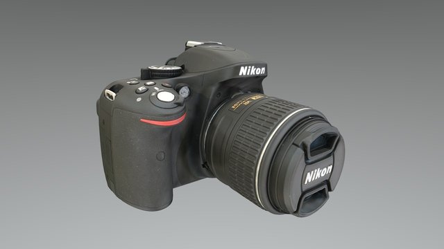 Scanned Nikon D5200 3D Model